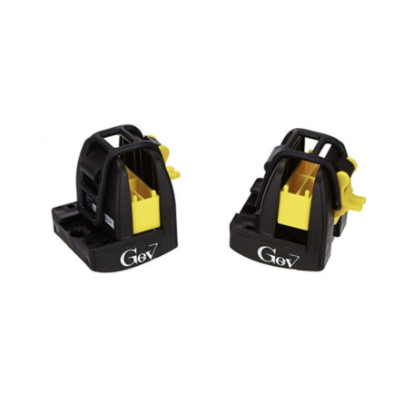 Support Universel GEV pour Ski - Compatible Barres de Toit - Noir