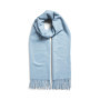 Écharpe Longue en Polyester Recyclé Bleu Jeans Clair - PIECES