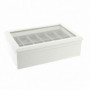 Boîte à bijoux DKD Home Decor Montres Verre Velours Romantique Bois MDF (28 x 19 43,99 €