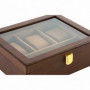 Boîte à bijoux DKD Home Decor Velours Verre Bois MDF (21 x 18 x 8 cm) 32,99 €