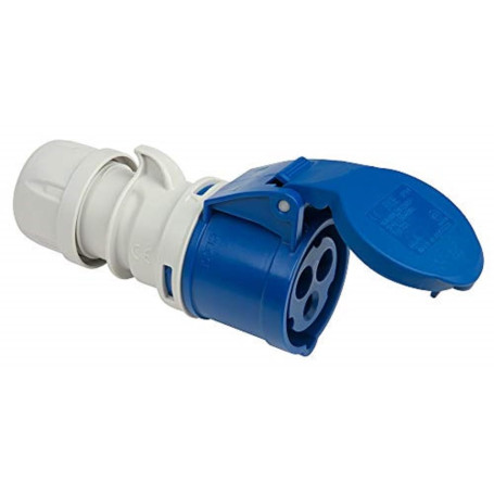 Prise CEE Kopp 3 Broches 16A pour Caravane - 230V (Bleu)