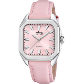 Montre Femme Lotus Analogique en Cuir Rose - Élégante et Étanche 5 ATM