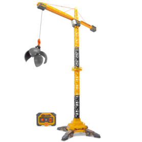 Grue RC Titan Dickie Toys - Jouet Télécommandé 150 cm avec Lumière et Accessoires