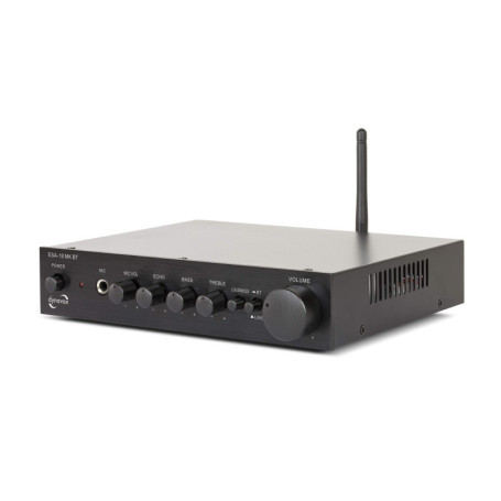 Amplificateur Stéréo Dynavox ESA-18 MK BT avec Bluetooth et Entrée Microphone