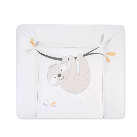 Matelas à Langer Softy Julius Zöllner - 85 x 75 cm, Imperméable et Lavable, Petit Paresseux