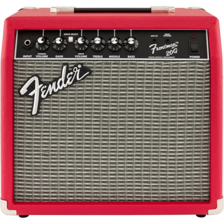 Amplificateur Combo Fender Frontman 20G pour Guitare Électrique - Rouge