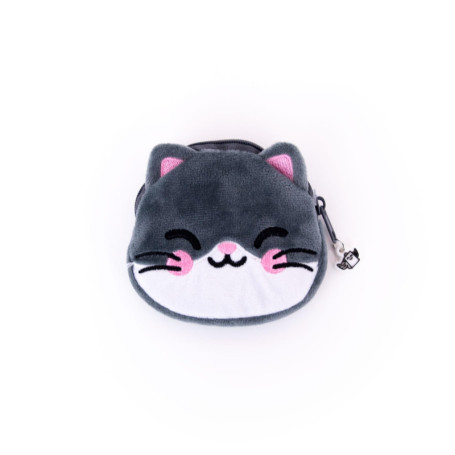 Porte-Monnaie Chat avec Mini Carnet et Autocollants - Mr. Wonderful