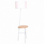 Lampadaire DKD Home Decor Blanc Marron Polyester Métal Pin (40 x 65 x 152 cm) 169,99 €