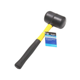 Maillet en Caoutchouc 497 g avec Manche en Fibre de Verre - Blue Spot Tools