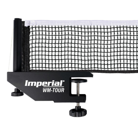 Filet de Tennis de Table WM-Tour Noir avec Support Métallique Réglable