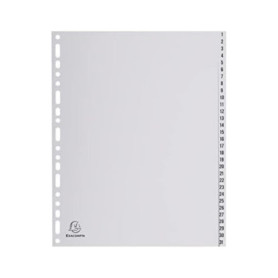 Intercalaires A4 Maxi en Polypropylène Recyclé - 31 Onglets Imprimés