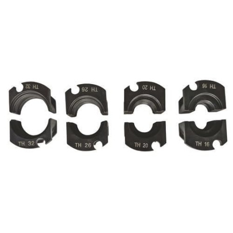 Lot de Mâchoires Profil TH pour Pince à Sertir - Ø16-20-26-32 mm - AYOR