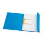 Dossier A4 JalemaClip en carton bleu - Pack de 10 pièces