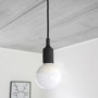 Kit de Suspension en Silicone Noir - Personnalisez Votre Luminaire