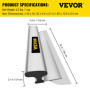Lame d'Écumage VEVOR 80 cm - Spatule de Lissage pour Peinture et Plâtrage