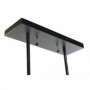 Suspension DKD Home Decor Verre Noir Marron Aluminium (50 x 8 x 21 cm) 139,99 €