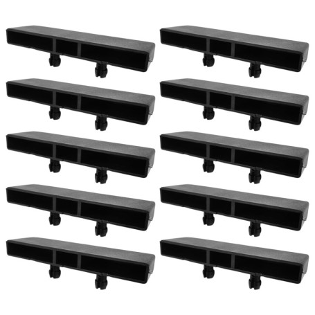 Embouts de Support Latte Double en Plastique pour Sommier - Lot de 10