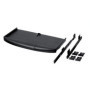 Tiroir coulissant pour clavier avec support de souris - Meuble noir