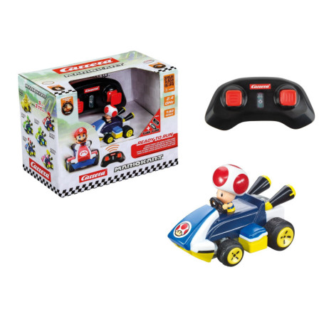 Carrera RC Mario Kart Mini Toad - Voiture Télécommandée Bleu