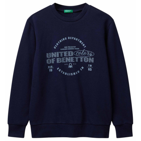 Pull Enfant United Colors of Benetton Bleu avec Logo
