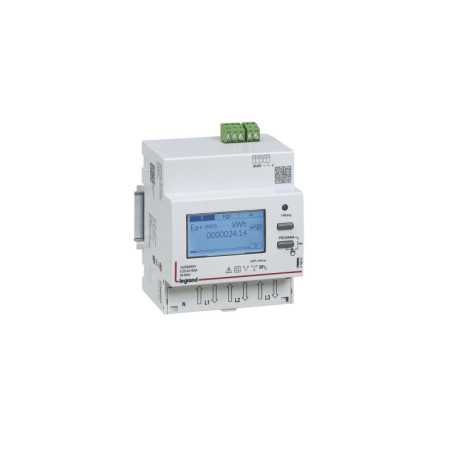Compteur d'énergie EMDX3 Tri 63A Legrand en Nickel Brossé