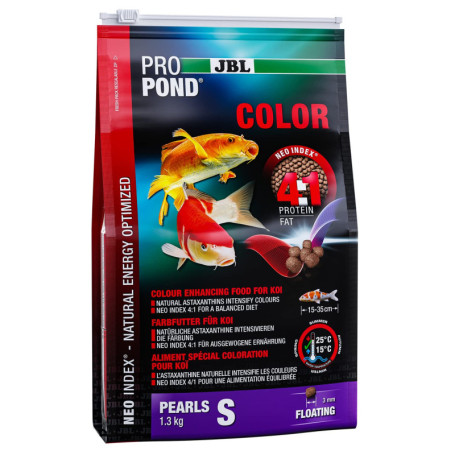 JBL Alimentation Flottante pour Poissons Koi - Perles Colorantes Taille S 1300g