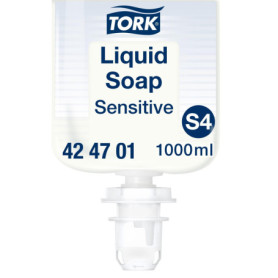 Savon Liquide Tork pour Mains - Peaux Sensibles, 6 x 1000 ml