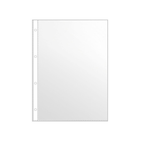 Lot de 100 pochettes A4 Veloflex en polypropylène transparent