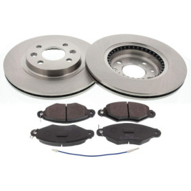 Kit de Freins à Disques Mapco 47156 pour Renault Kangoo