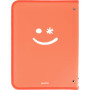 Classeur à Anneaux Grafoplás I Like Smile Corail A4+ avec Fermeture Éclair