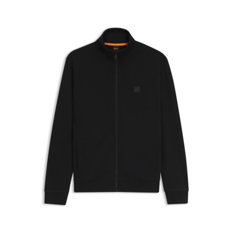 Veste zippée en molleton BOSS Zestart pour hommes - Badge logoté