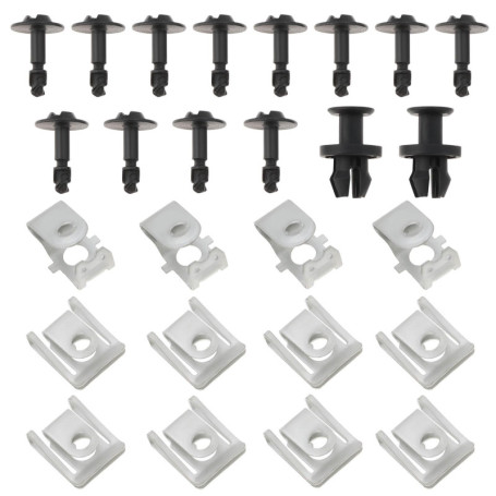 Kit de 26 Clips de Fixation pour Audi A4 B8 et Q5 - Haute Qualité