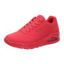 Baskets Skechers Uno Stand On Air pour Homme - Confort et Style en Rouge