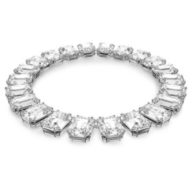 Collier Millenia Swarovski en Cristaux Oversize Blanc