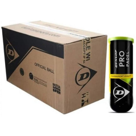 Dunlop Lot de 24 Balles Pro Padel - Performance et Durabilité