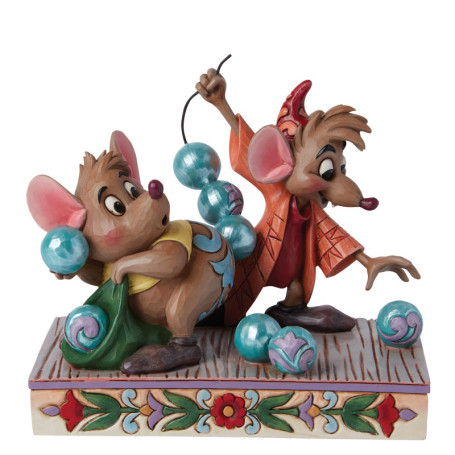 Figurine Jim Shore Jaq & Gus - Cendrillon Enesco