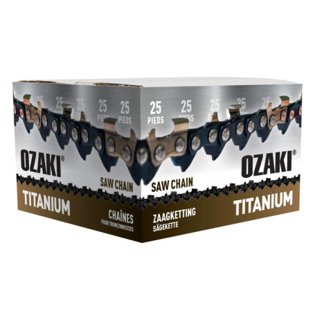 Rouleau de Chaîne de Tronçonneuse Ozaki 25 Pieds .325"