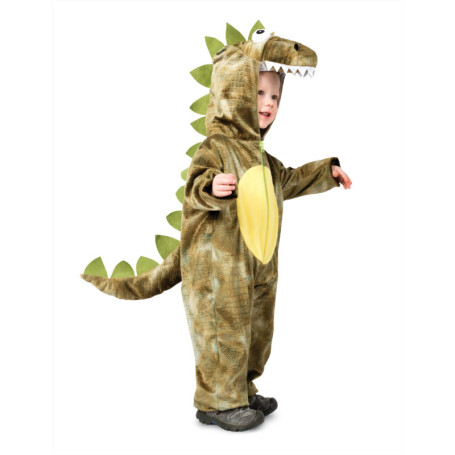 Costume de dinosaure rugissant pour enfants avec capuche et queue