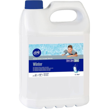 Invernant Liquide Gre 76051 pour Piscines 5L - Protection Hivernale Efficace