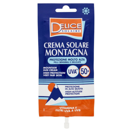 Crème Solaire Montagne SPF50+ Delice Solaire - Mini Format 50 ml