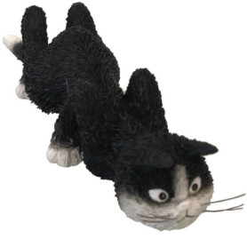 Statuette La Chasse en Céramique - Les Chats de Dubout