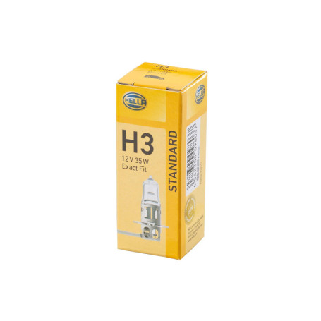 Ampoule Halogène H3 12V 35W - Hella Standard - Boîte de 1