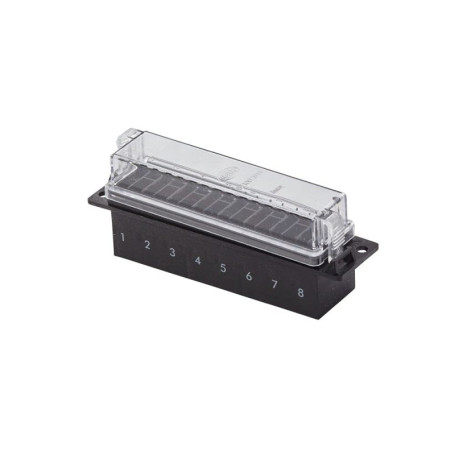 Boîte à fusibles HELLA 8 pôles avec fiches plates
