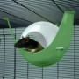 Maison Savic Sputnik XL pour Petits Animaux - Abri Confortable Vert