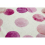Cadre Photo de Table Mareli en Tissu Blanc à Pois Fuchsia - 13x18 cm
