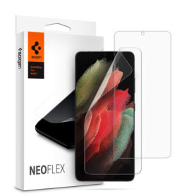 Spigen NeoFlex Film de Protection Écran pour Samsung Galaxy S21 Ultra - 2 Pièces