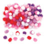 Pompons Scintillants Auto-Adhésifs - 150 Pièces pour Arts Créatifs