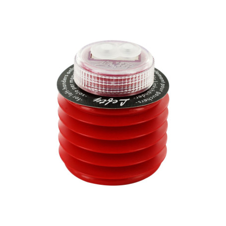 Taille-crayon KUM Softie Lefty pour gauchers - Rouge avec couvercle vissé