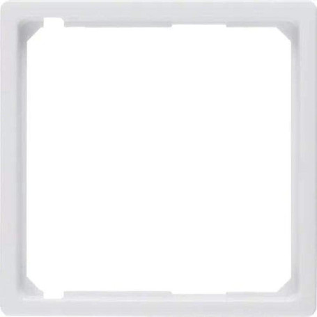 Cadre Intermédiaire Hager Q.1 en Blanc Polaire pour Plaques Murales