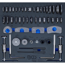 Jeu de Repousse-Pistons BGS 1102 - 50 Pièces pour Freins